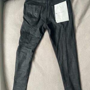 Purple Slim Fit Jean - Black